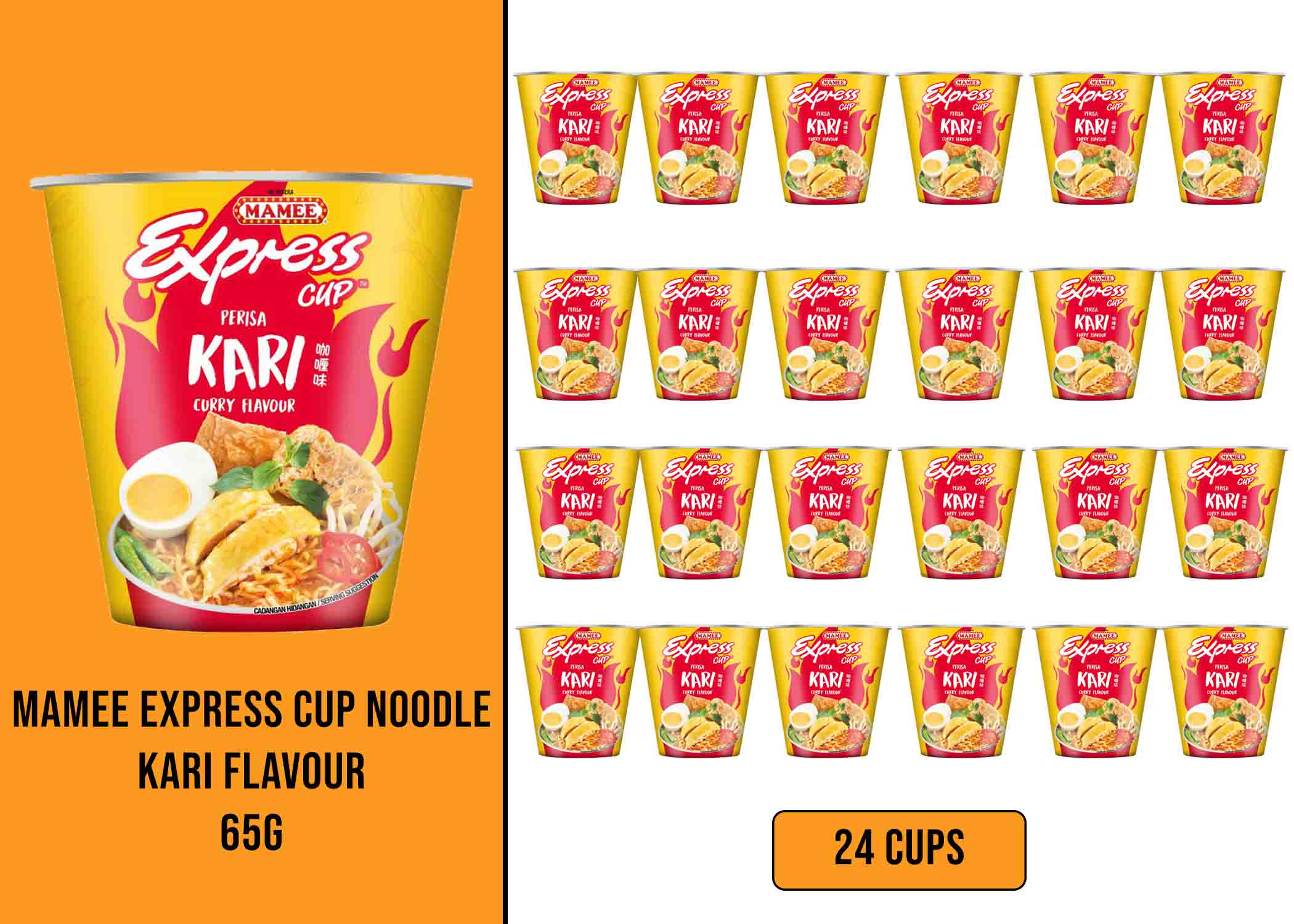 Mamee Express Curry Cup Noodle 