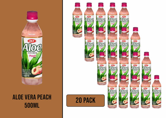 ALOE VERA PEACH 500ML*20