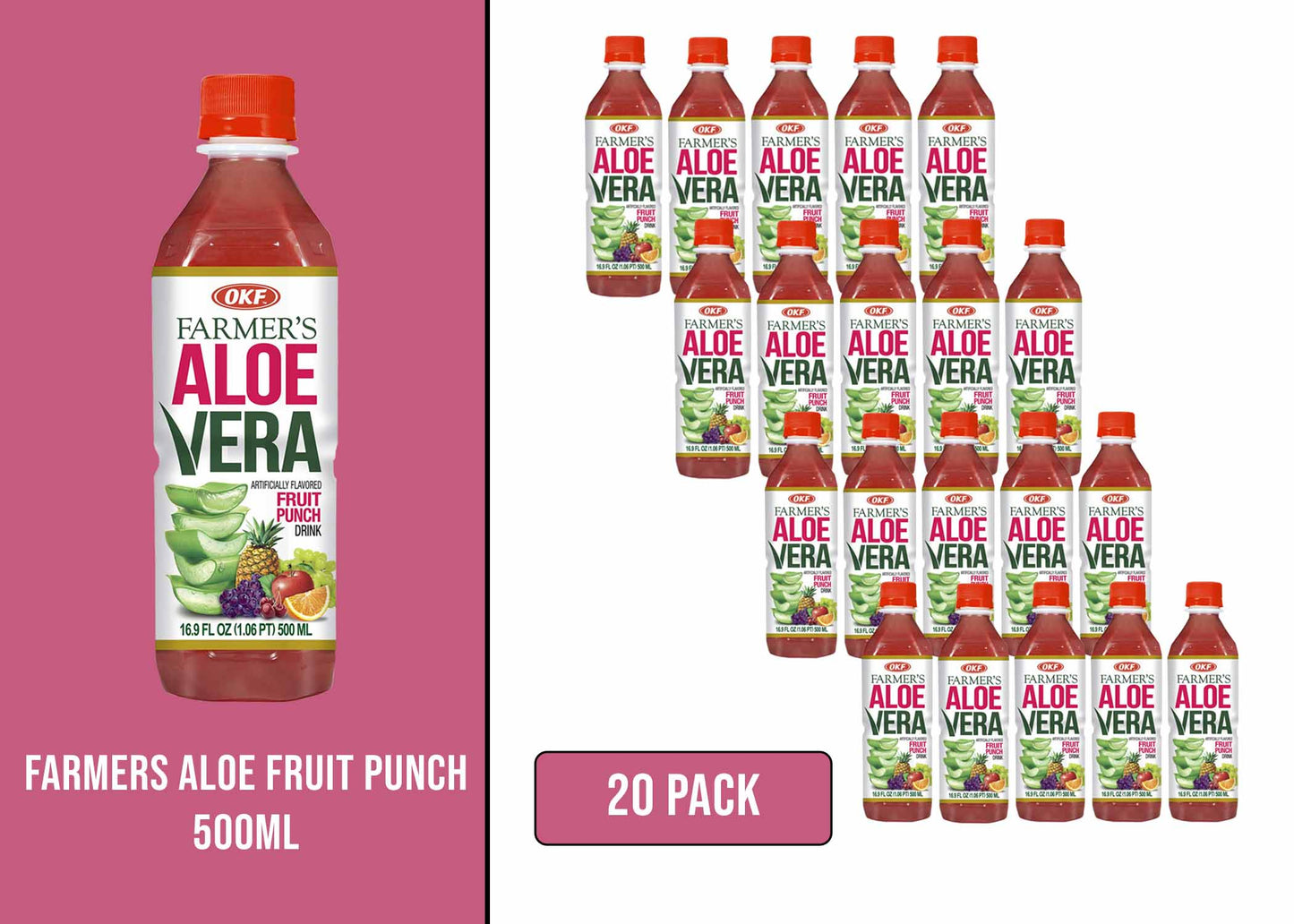 FARMERS ALOE FRUIT PUNCH 500ML