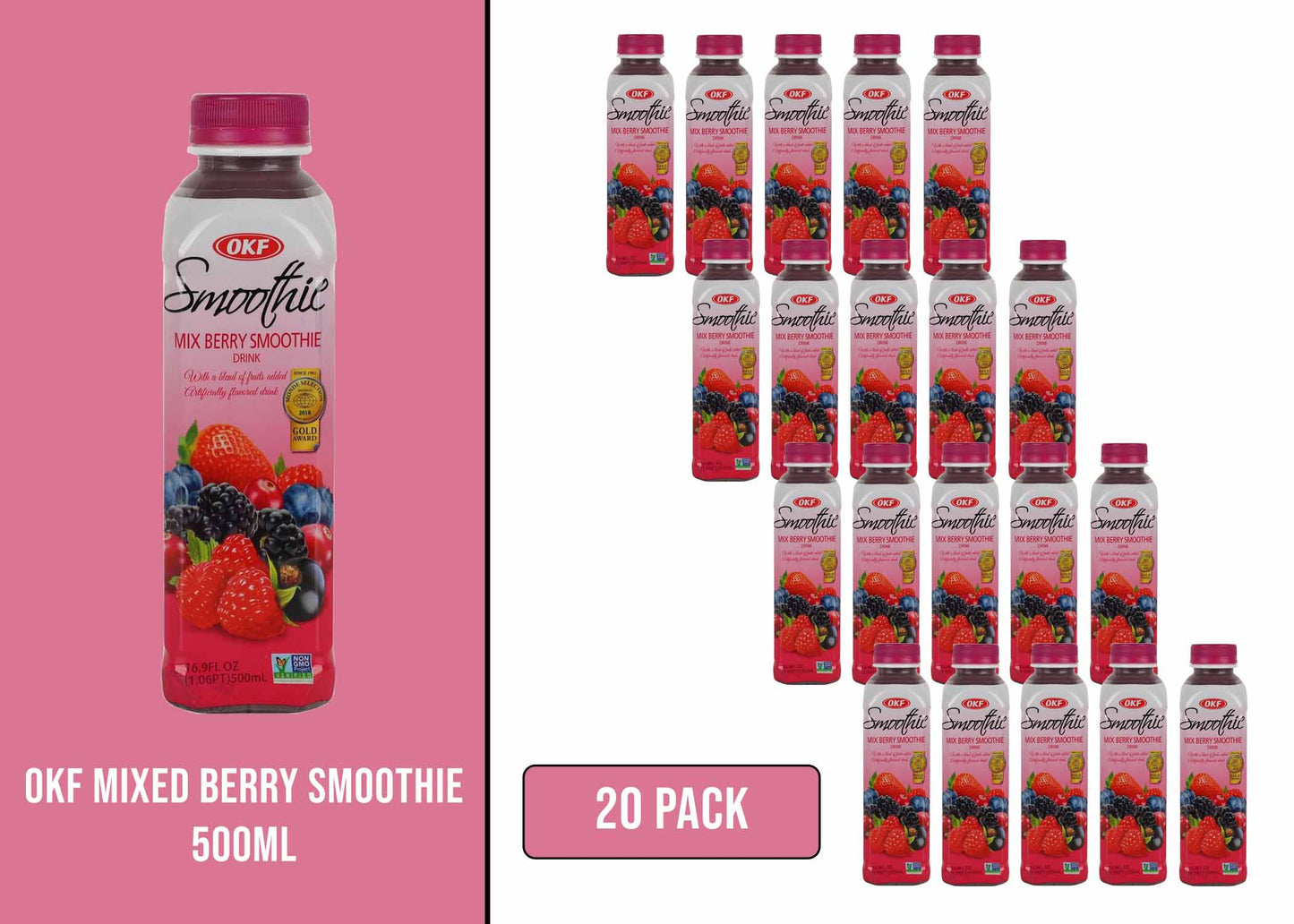 SMOOTHIE (Mix Berry) 500mlx20