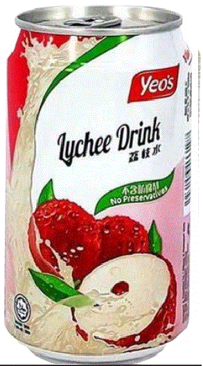 YEO'S LYCHEE CAN DRINKS
