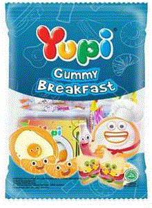 Yupi Gummy Candy Breakfast